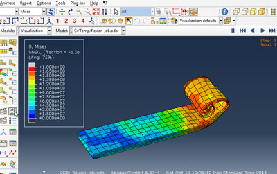 آموزش شبیه سازی جمع کردن یا رول کردن ورق در آباکوس